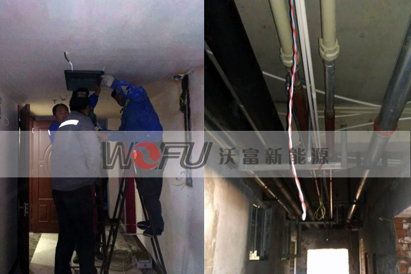 空氣源熱泵室內安裝