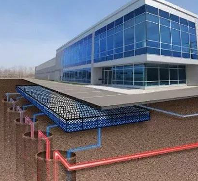 地源熱泵系統示意圖