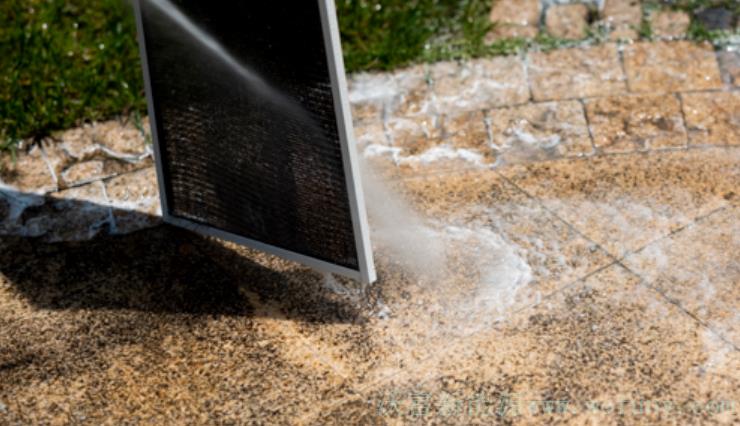 高壓水槍清洗風口