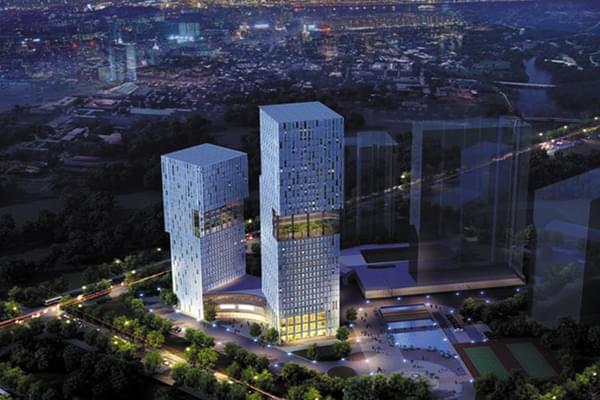 大榮世紀綜合樓沃富大型地源熱泵項目---青島沃富新能源科技有限公司